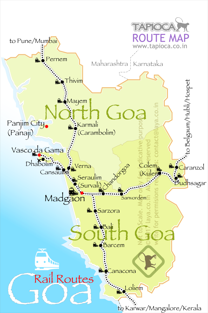 mumbai to goa rail route