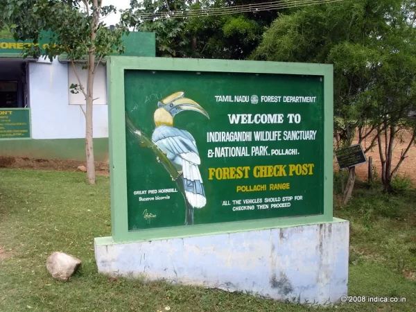 Entry to Indira Gandhi Wildlife Sanctuary and National Park, Tamilnadu