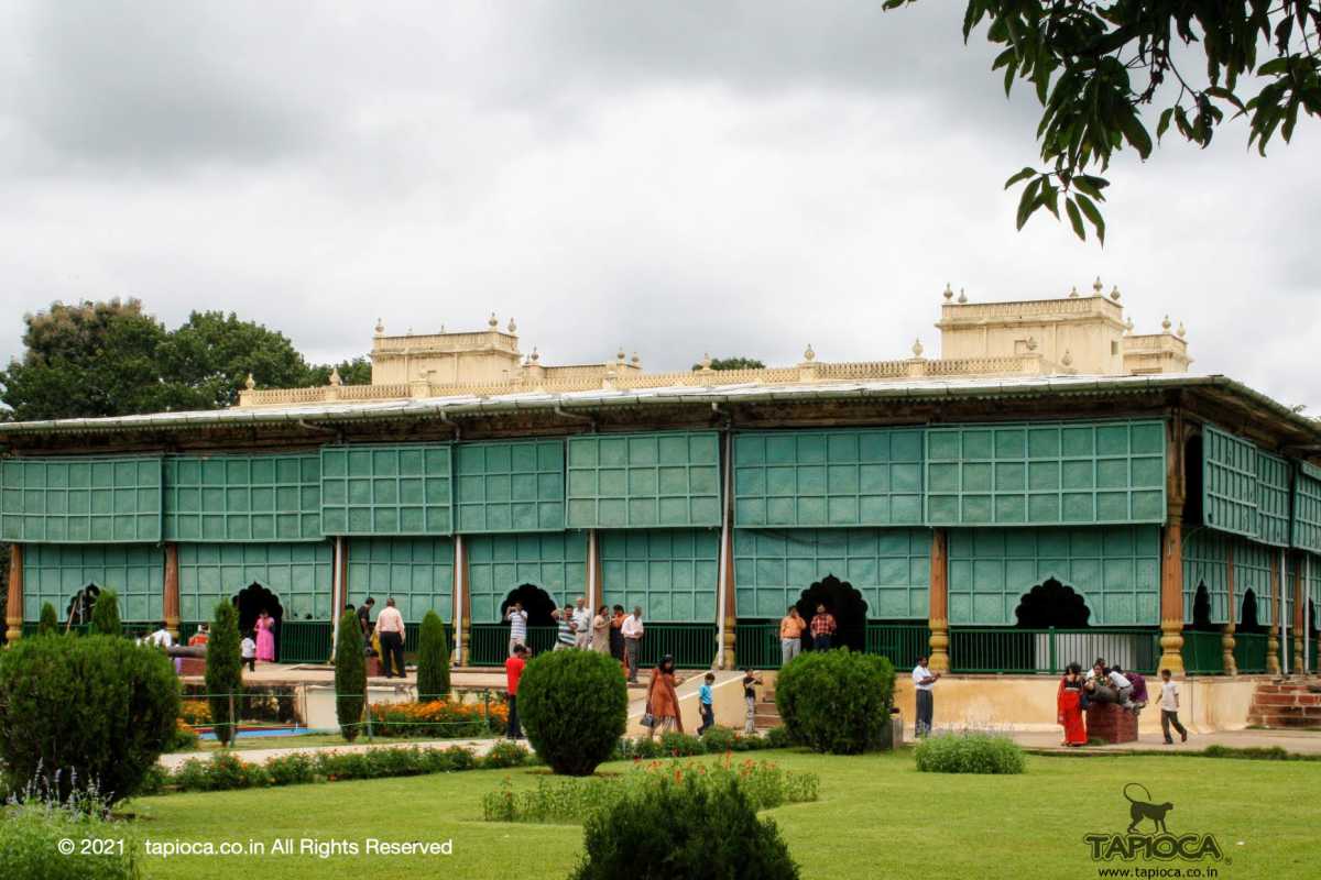  Tipu sultan's summer palace in Srirangapatna