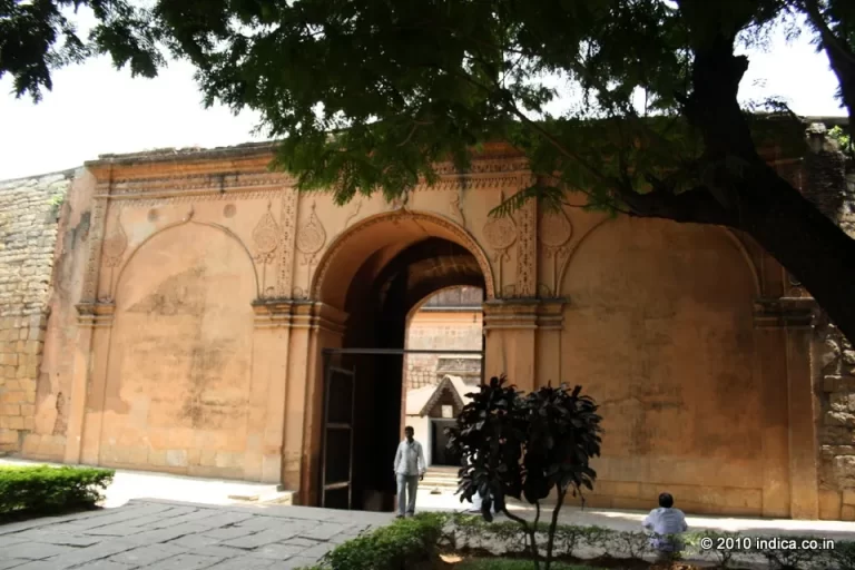 Gateway of Bangalore Fort that faces the KR Road