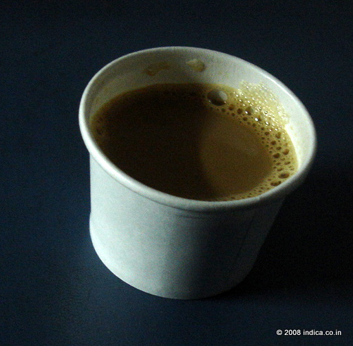Coffee in Indian Train