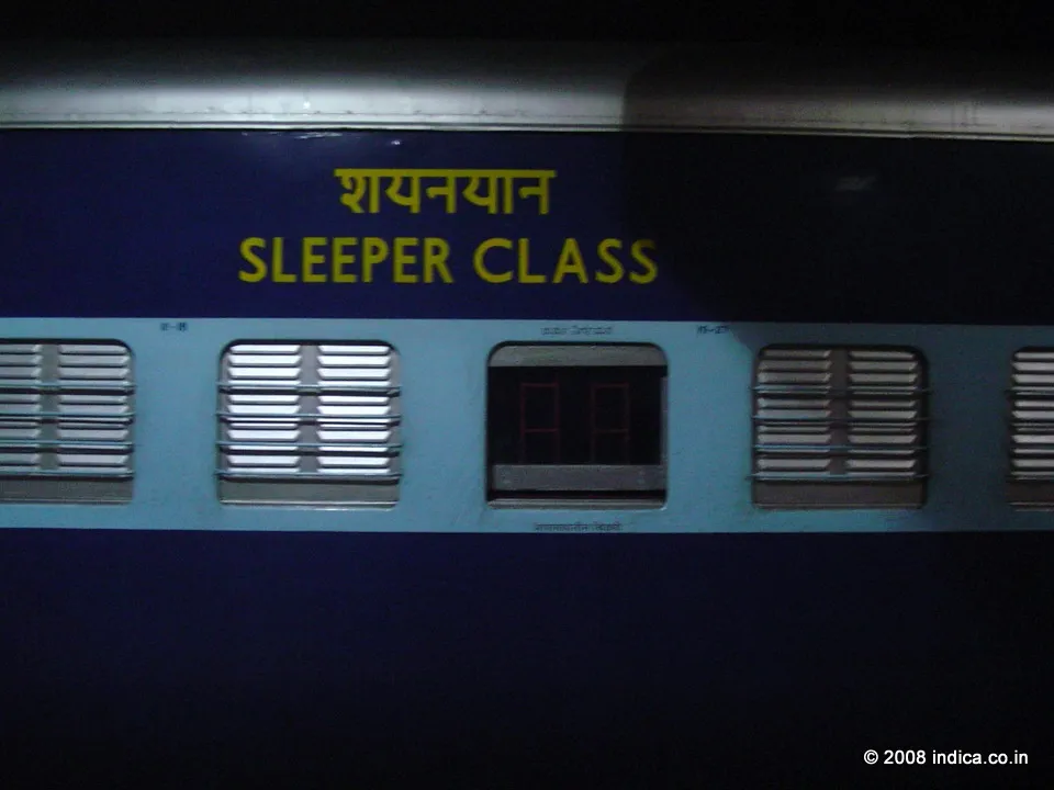 Sleeper Class Coach in Indian Railways