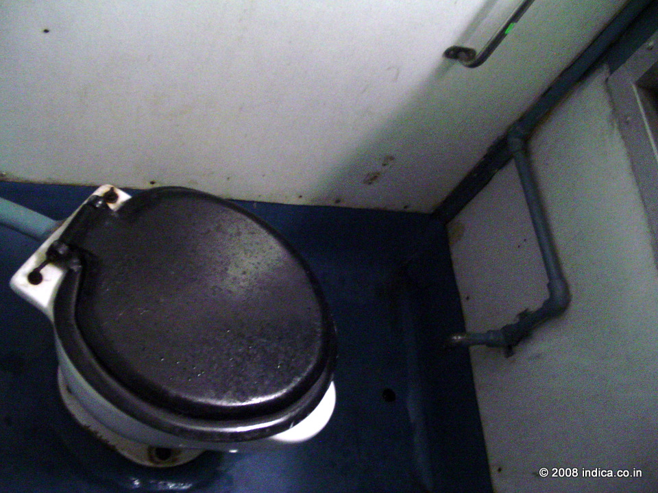 WC toilet in Sleeper Class coaches