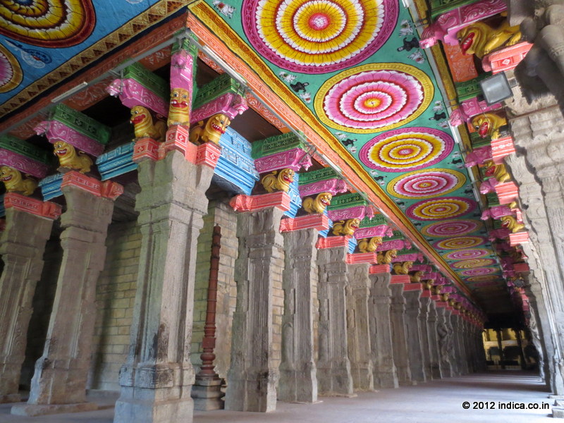 Open Hall Around the main shrine in Meenakshi Temple Complex, Madurai
