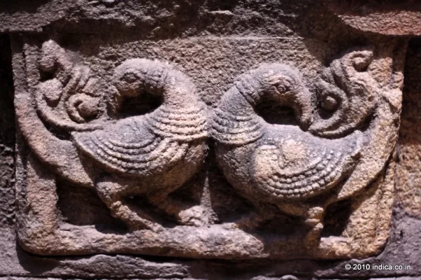 Motif on the fort wall. You can see many such images on the fort wall