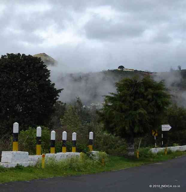 The road turns curvy, narrower and often along edges cliffs  as you approach closer to Ooty.