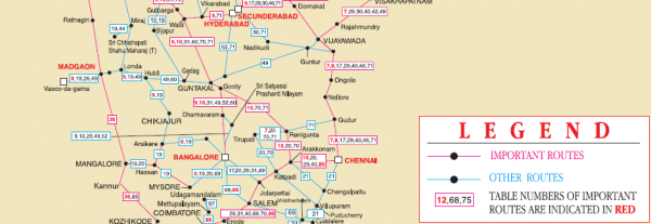 You can easily get a quick snap shot of the train options using the rail route map in the TAG.