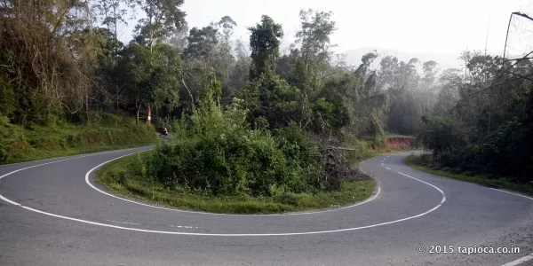 Road Near Tamarind Hotel in Thirunelli