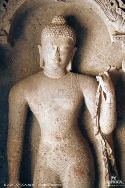 Kanheri has some of the tallest images of Buddha in India