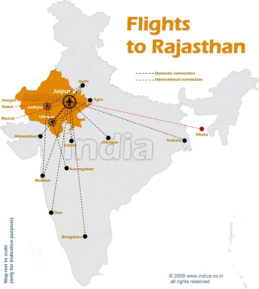 Flights to Rajastan