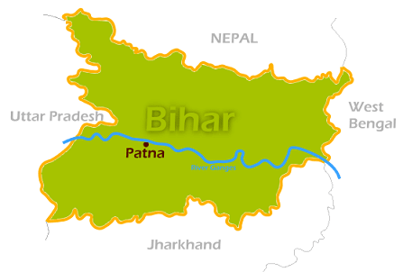 Bihar and its neighbouring states Jharkhand , West Bengal , Uttar Pradesh and the Kingdom of Nepal 