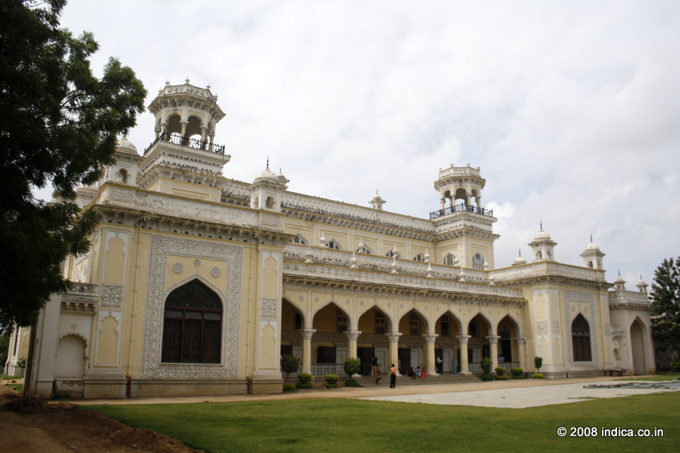 The palace in Hyderabad is now converted into an impressive museum.  