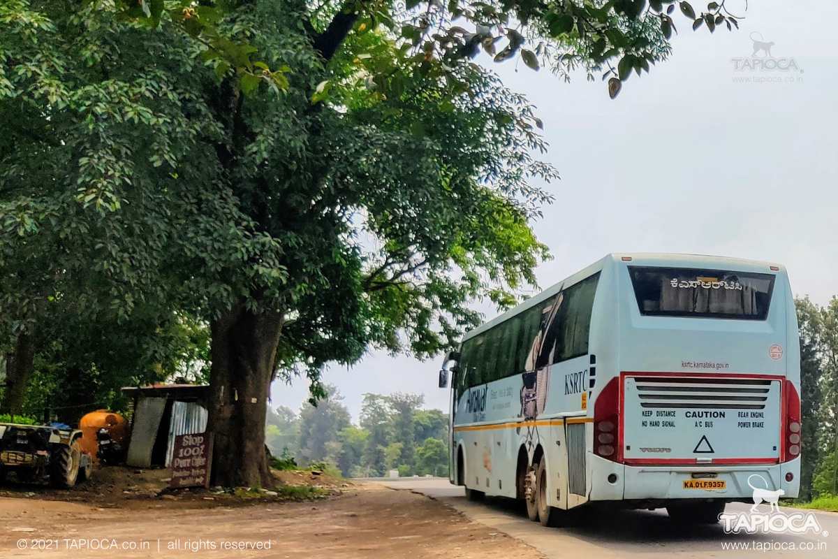 The service premium bus by KSRTC between Bangalore and Mangalore