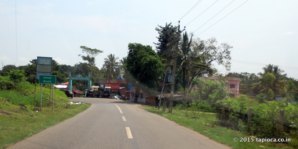 Bavali near Kerala Karnataka border in Wayanad.