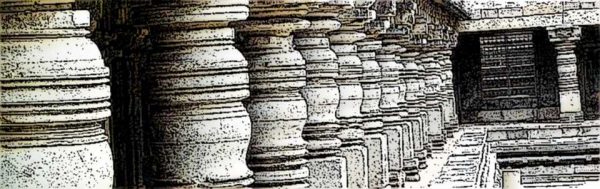 Colonnade Chennakeshava-temple-somnathpur