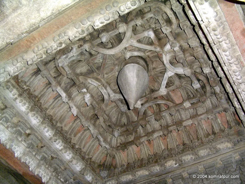 ceiling design , Chennakesava temple, Somnathpur