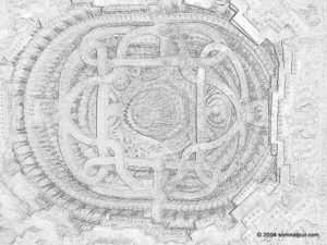 Ceiling design , Chennakesava temple, Somnathpur