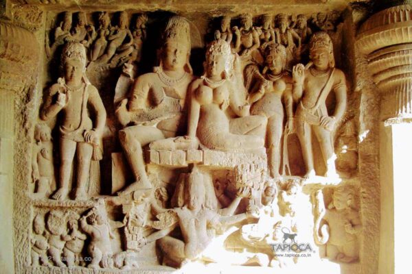 Shiva & Parvathi at Ellora