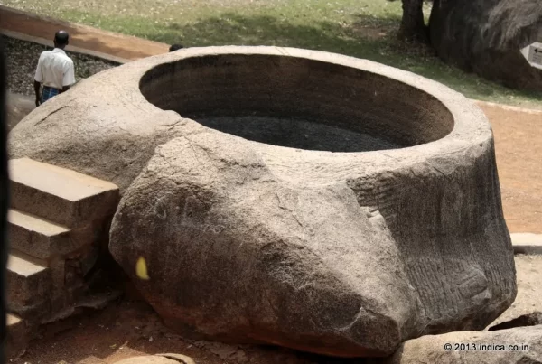 Stone Cistern also known as the Gopi's churn