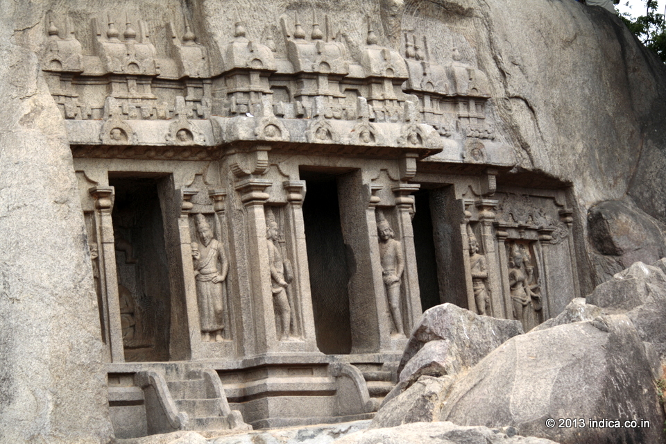 Trimurti Cave in Mahabalipuram