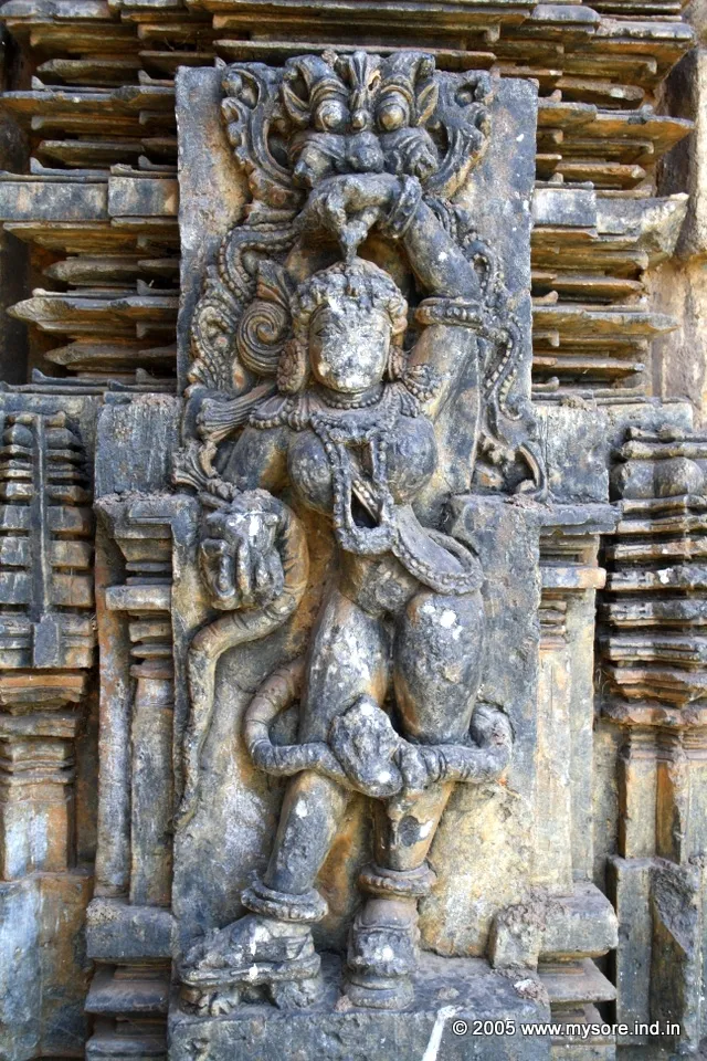 Soapstone carved image from Buchishwara temple at Koravangala. Note the footwear!