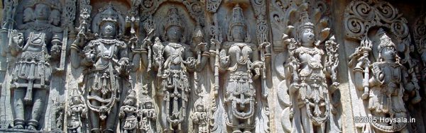 Carvings at Hoysaleswara Temple