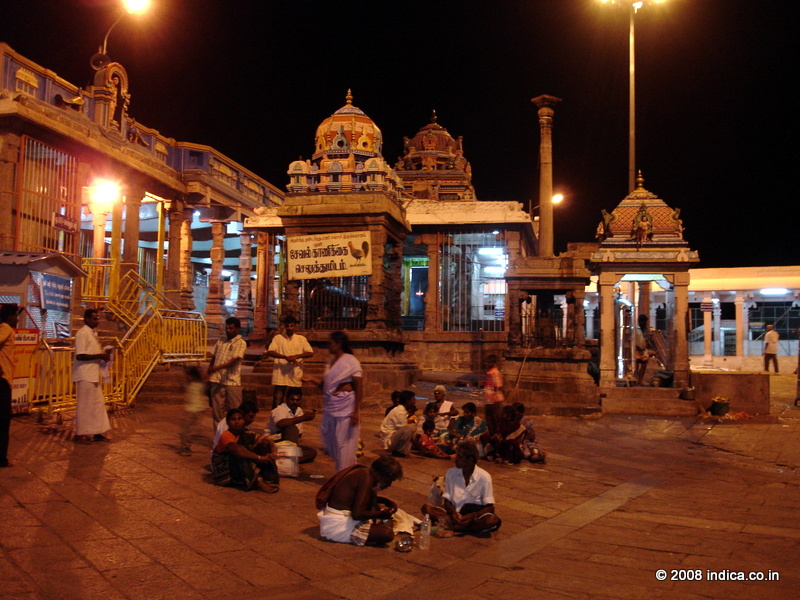 Palani Temple at night 