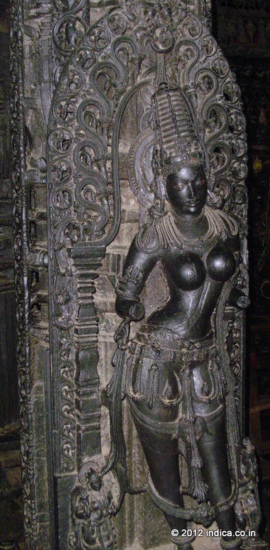 The Mohini image at Chennekeshava Temple, Belur