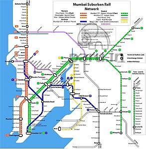 Mumbai Suburban Rail Map