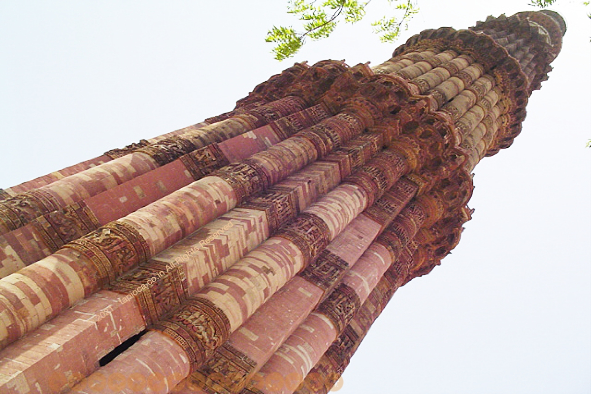 Qutab Minar is the the tallest stone built minaret in India