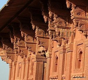 Exterior of Birbal House in Fatehpur Sikri