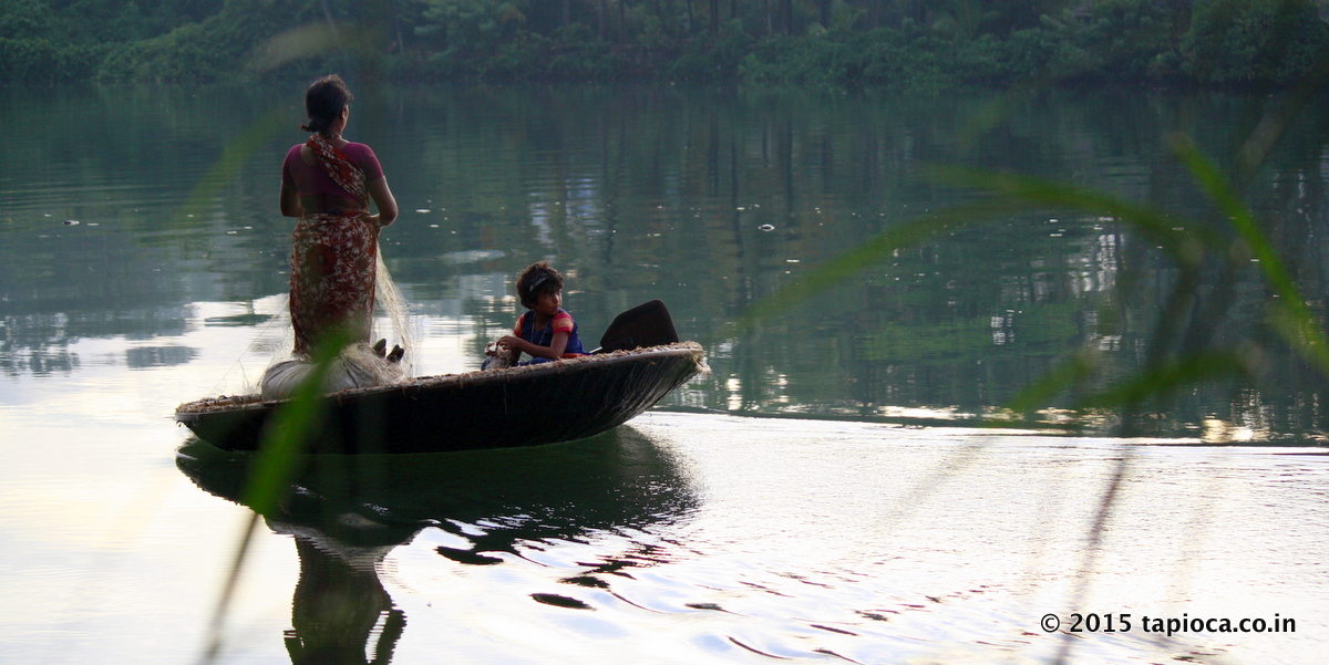 Coracle Fishing in Kerala Backwaters