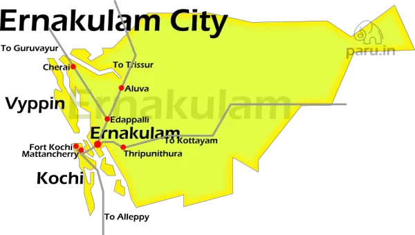 Ernakulam , Fort Kochi , Vypin area