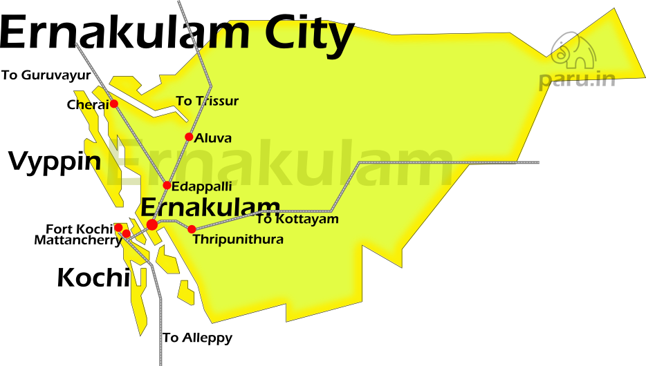 Wonderla Amusement Park In Kochi   Ernakulam City Map1 