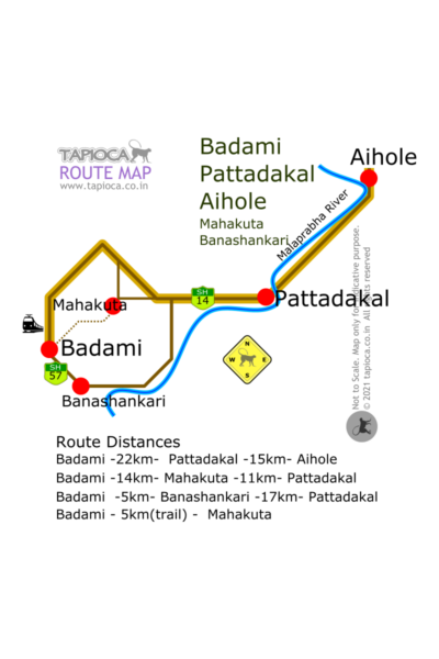 Badami Aihole Pattadakal Route