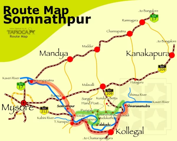 Somnathpur Road Map