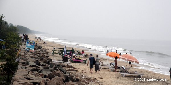 Southern parts of Cherai Beach