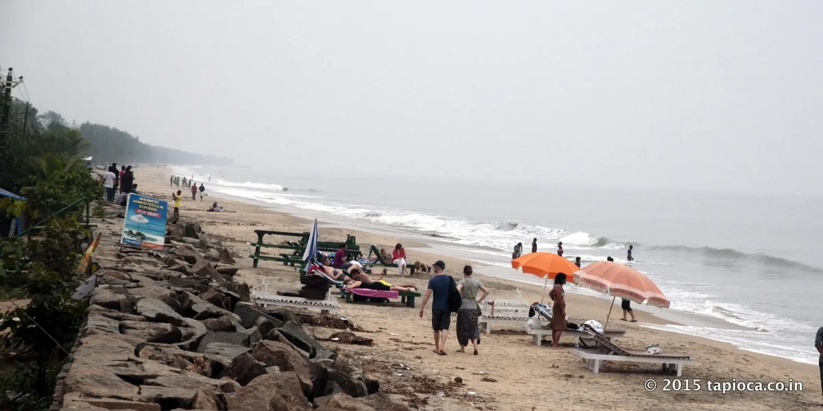 Southern parts of Cherai Beach