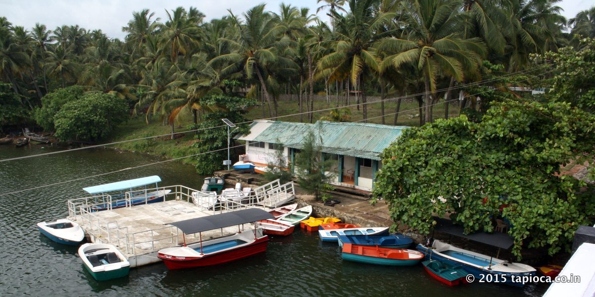 The Priyadarshini Boat Club at Kappil offers boating facilities in the backwaters.