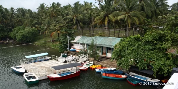 The Priyadarshini Boat Club at Kappil offers boating facilities in the backwaters.