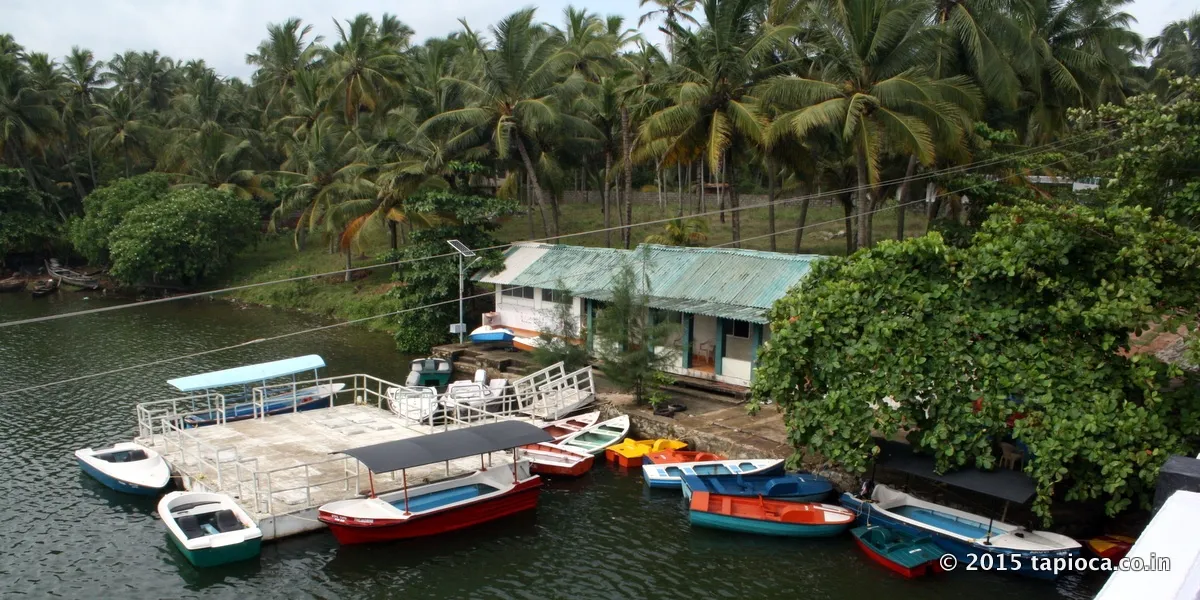 The Priyadarshini Boat Club at Kappil offers boating facilities in the backwaters.