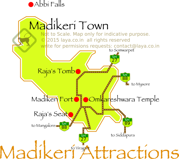 Main tourist attractions in Madikeri Town