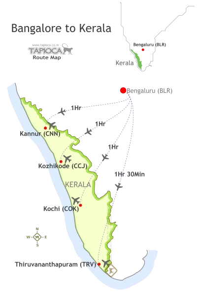 Bengaluru to Kerala Flights