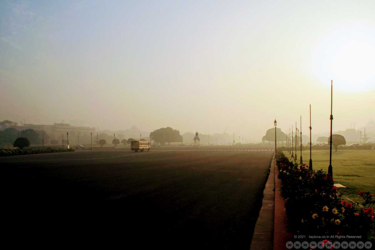 Delhi's morning are misty and cold