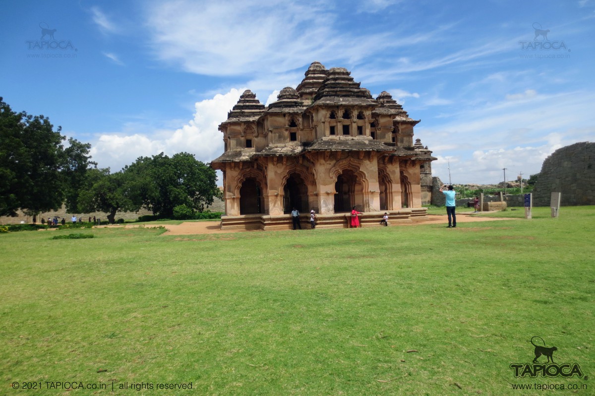 Perhaps the most photogenic building in Hampi!