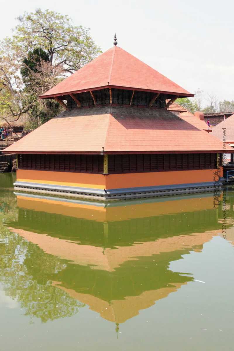 Ananthapura Temple near Bekal in Kerala is unlike any other temples you'll find in this region. The whole temple is built like an island in the middle of a rectangular pond. Dedicated to Lord Vishnu, this is the only lake temple in Kerala.