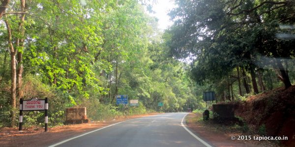 Kerala-Karnataka border at Jalsoor