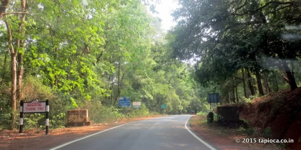 Kerala-Karnataka border at Jalsoor