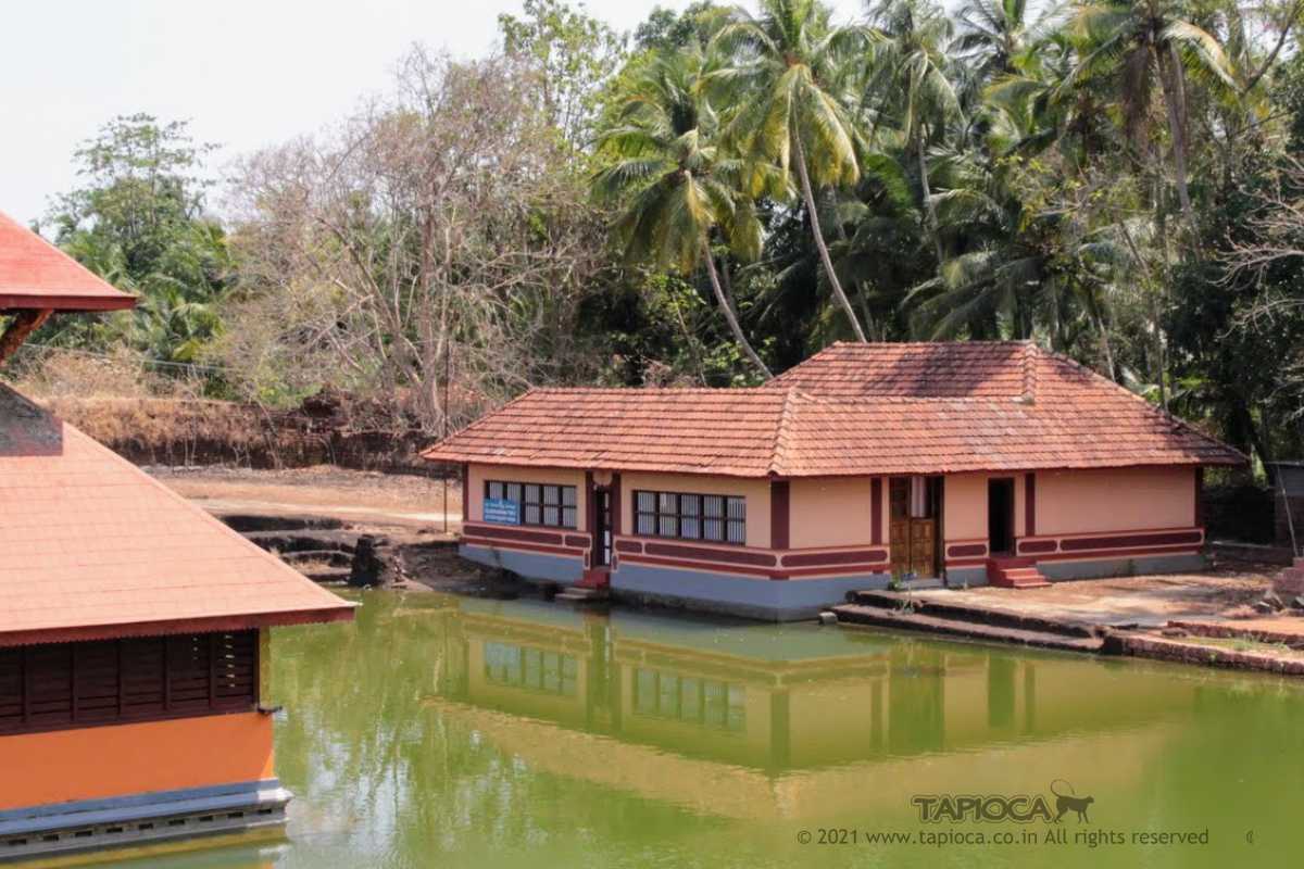 This temple is located on the southwest corner of the temple pond in Ananthapura.