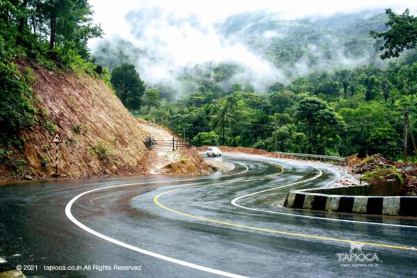 NH275 near Madikeri in Coorg.